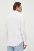 Бавовняна сорочка Tommy Hilfiger чоловіча колір білий slim комір button-down (3533266)