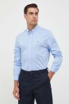 Бавовняна сорочка Tommy Hilfiger чоловіча slim комір button-down колір блакитний (3533260) Бавовняна сорочка Tommy Hilfiger чоловіча slim комір button-down колір блакитний (3533260)