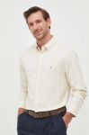 Бавовняна сорочка Tommy Hilfiger чоловіча колір білий regular комір button-down (3533273) Бавовняна сорочка Tommy Hilfiger чоловіча колір білий regular комір button-down (3533273)