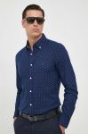 Сорочка Tommy Hilfiger чоловіча колір синій slim комір button-down (3434097) Сорочка Tommy Hilfiger чоловіча колір синій slim комір button-down (3434097)