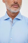Сорочка BOSS чоловіча slim з італійським коміром колір блакитний (3489459)
