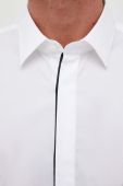 Сорочка BOSS чоловіча колір білий slim класичний комір (3632844)