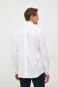 Сорочка BOSS чоловіча колір білий slim з італійським коміром (3537752)