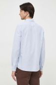 Бавовняна сорочка BOSS чоловіча slim класичний комір колір блакитний (3481440)