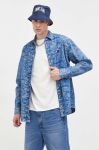 Джинсова сорочка Tommy Jeans чоловіча relaxed класичний комір колір блакитний (3564101) Джинсова сорочка Tommy Jeans чоловіча relaxed класичний комір колір блакитний (3564101)