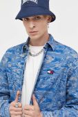 Джинсова сорочка Tommy Jeans чоловіча relaxed класичний комір колір блакитний (3564101)