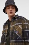 Бавовняна сорочка Tommy Jeans чоловіча колір зелений relaxed класичний комір (3541426) Бавовняна сорочка Tommy Jeans чоловіча колір зелений relaxed класичний комір (3541426)