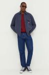 Бавовняна сорочка Tommy Jeans чоловіча колір синій relaxed класичний комір (3420084) Бавовняна сорочка Tommy Jeans чоловіча колір синій relaxed класичний комір (3420084)
