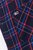 Бавовняна сорочка Tommy Jeans чоловіча колір синій regular класичний комір (3564125)