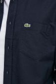 Бавовняна сорочка Lacoste чоловіча regular комір button-down колір темно-синій (3537764)