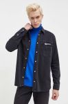 Джинсова сорочка Karl Lagerfeld Jeans чоловіча колір чорний relaxed класичний комір Джинсова сорочка Karl Lagerfeld Jeans чоловіча колір чорний relaxed класичний комір