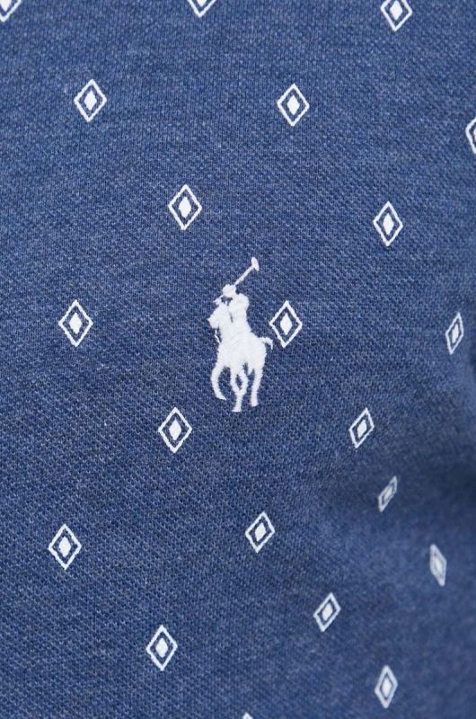 Бавовняна сорочка Polo Ralph Lauren чоловіча колір синій regular комір button-down (3590981) фото 2