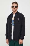 Бавовняна сорочка Polo Ralph Lauren чоловіча колір чорний regular комір button-down (3590986) Бавовняна сорочка Polo Ralph Lauren чоловіча колір чорний regular комір button-down (3590986)
