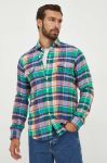 Бавовняна сорочка Polo Ralph Lauren чоловіча regular класичний комір колір барвистий (3477311) Бавовняна сорочка Polo Ralph Lauren чоловіча regular класичний комір колір барвистий (3477311)