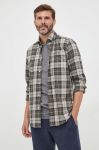 Бавовняна сорочка Barbour чоловіча колір зелений slim комір button-down (3496683) Бавовняна сорочка Barbour чоловіча колір зелений slim комір button-down (3496683)
