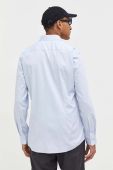 Сорочка HUGO чоловіча slim класичний комір колір блакитний