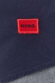 Сорочка HUGO чоловіча колір синій slim класичний комір (3644802)