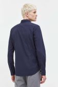 Сорочка HUGO чоловіча колір синій slim класичний комір (3644802)
