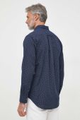 Бавовняна сорочка Gant чоловіча колір синій regular комір button-down (3621649)