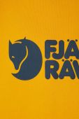Бавовняна кофта Fjallraven чоловіча колір жовтий з принтом