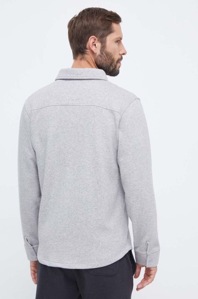 Сорочка Reebok Classic чоловіча колір сірий regular класичний комір фото 4
