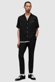 Сорочка AllSaints VENDETTA чоловіча колір чорний regular