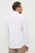 Сорочка United Colors of Benetton чоловіча колір білий regular з італійським коміром