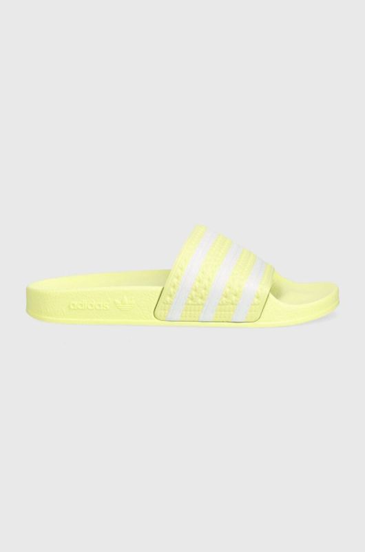 Шльопанці adidas Originals жіночі колір жовтий