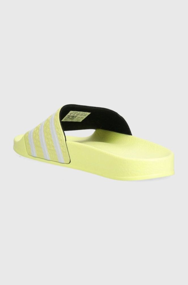 Шльопанці adidas Originals жіночі колір жовтий фото 3