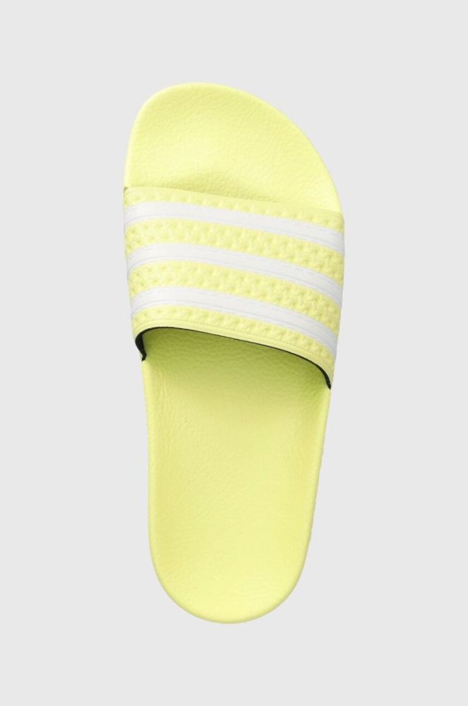 Шльопанці adidas Originals жіночі колір жовтий фото 4