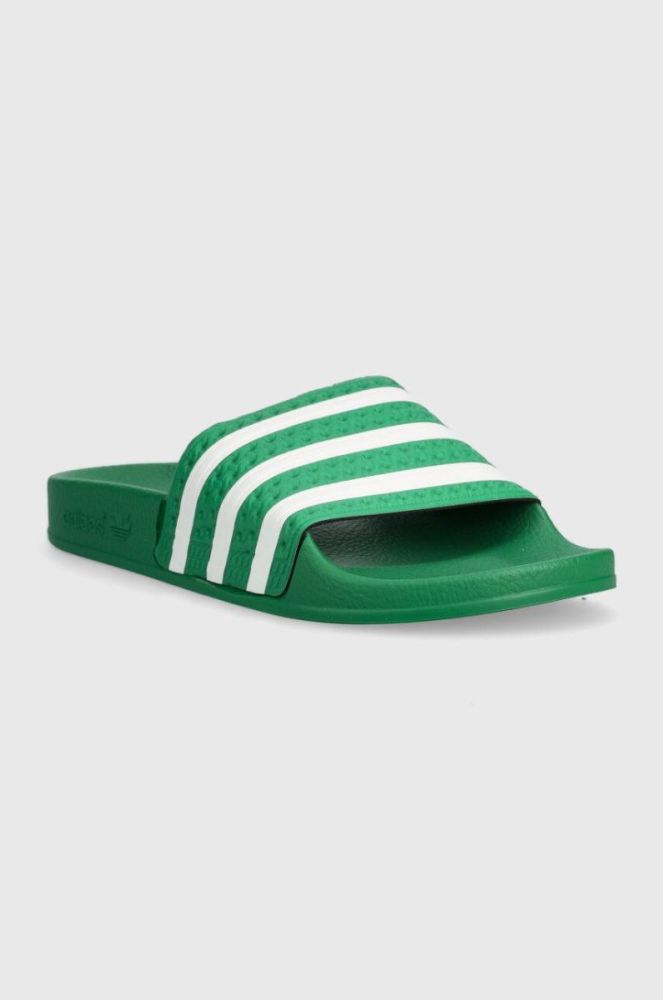 Шльопанці adidas Originals жіночі колір зелений (3541463) фото 2