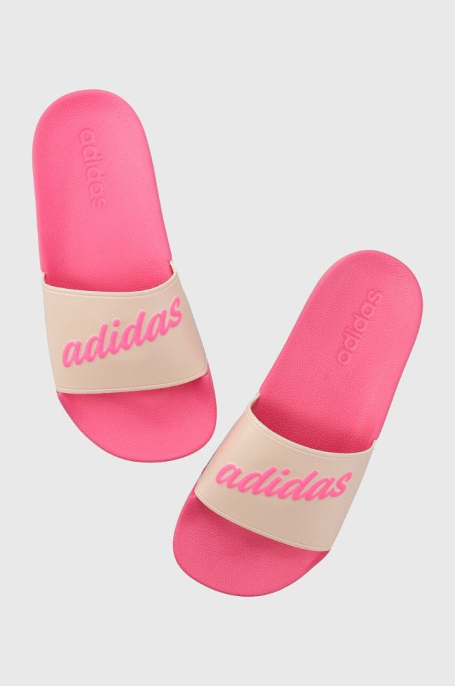 Шльопанці adidas жіночі колір рожевий (3629508)
