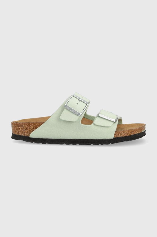 Шльопанці Birkenstock Arizona жіночі колір зелений 1024092