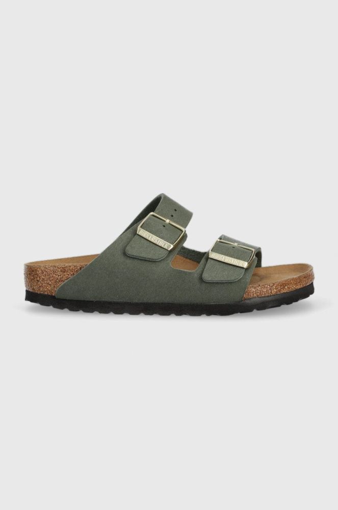 Шльопанці Birkenstock Arizona жіночі колір зелений 1025477