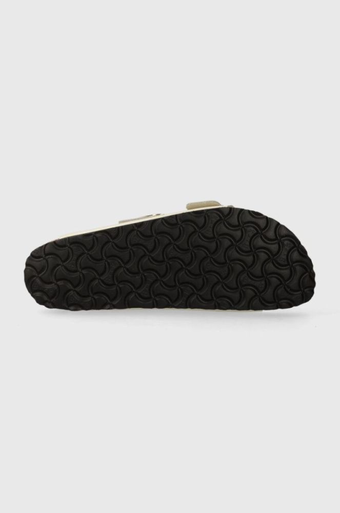 Шкіряні шльопанці Birkenstock Arizona жіночі колір бежевий 1026128 фото 5