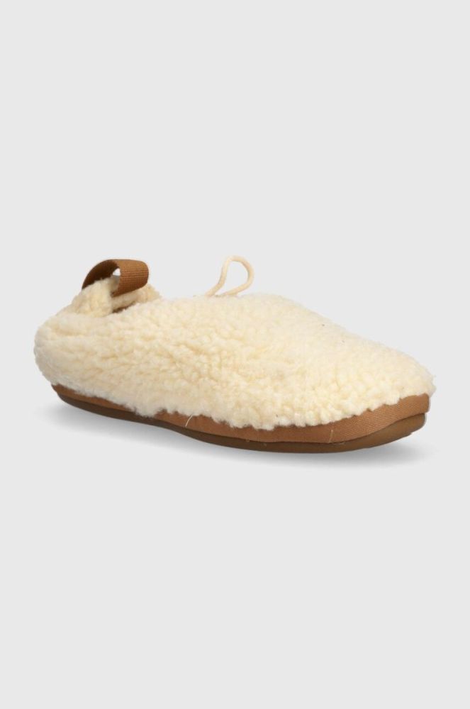 Тапочки UGG Plushy Slipper колір бежевий 1143952 фото 2