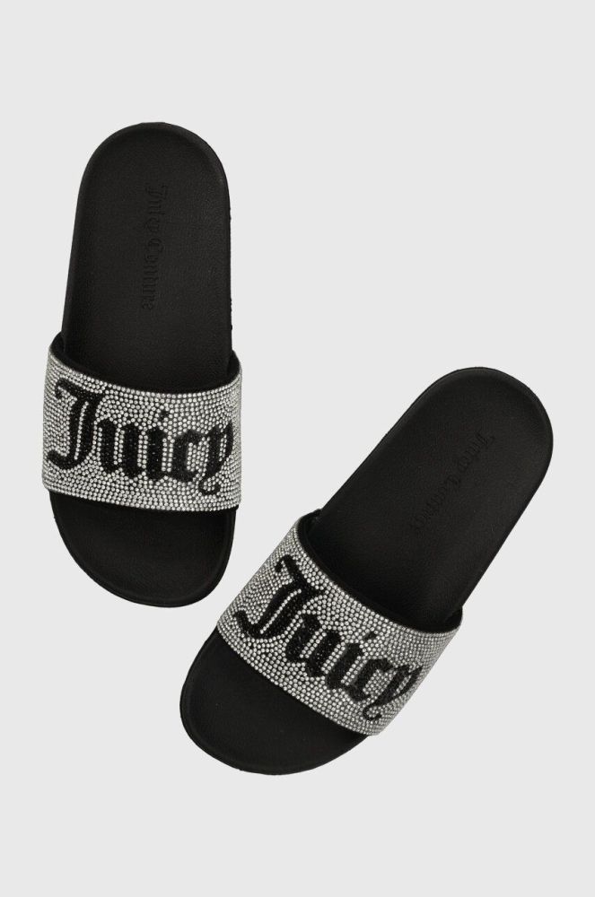 Шльопанці Juicy Couture жіночі колір чорний (3528042)