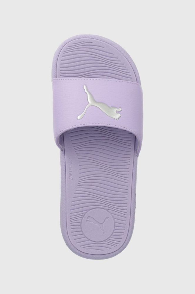 Шльопанці Puma жіночі колір фіолетовий фото 4