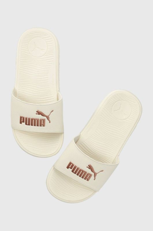 Шльопанці Puma Cool Cat 2.0 жіночі колір бежевий