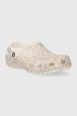 Шльопанці Crocs Classic Glitter Clog жіночі  205942 колір барвистий