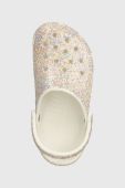 Шльопанці Crocs Classic Glitter Clog жіночі  205942 колір барвистий