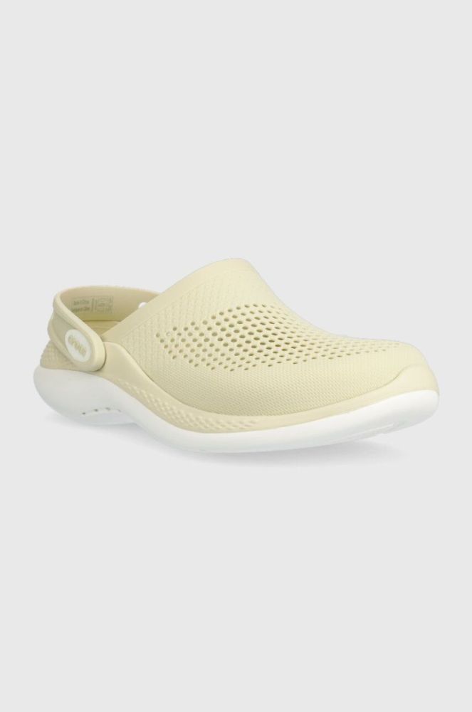 Шльопанці Crocs Literide 360 Clog жіночі колір бежевий 206708 фото 2