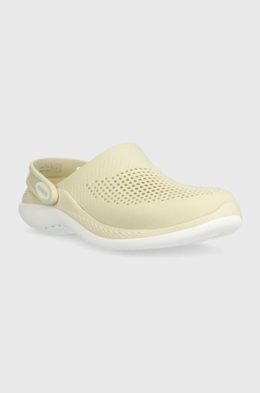 Шльопанці Crocs Literide 360 Clog жіночі колір бежевий 206708 фото 2