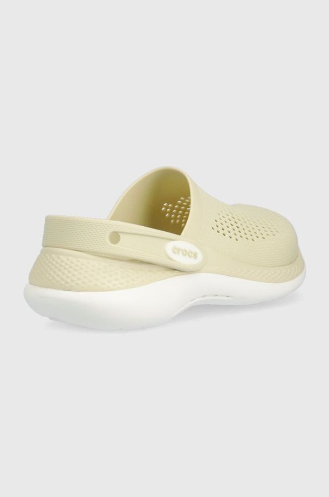 Шльопанці Crocs Literide 360 Clog жіночі колір бежевий 206708 фото 3