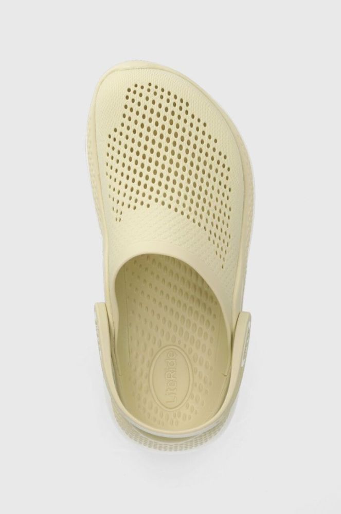 Шльопанці Crocs Literide 360 Clog жіночі колір бежевий 206708 фото 4