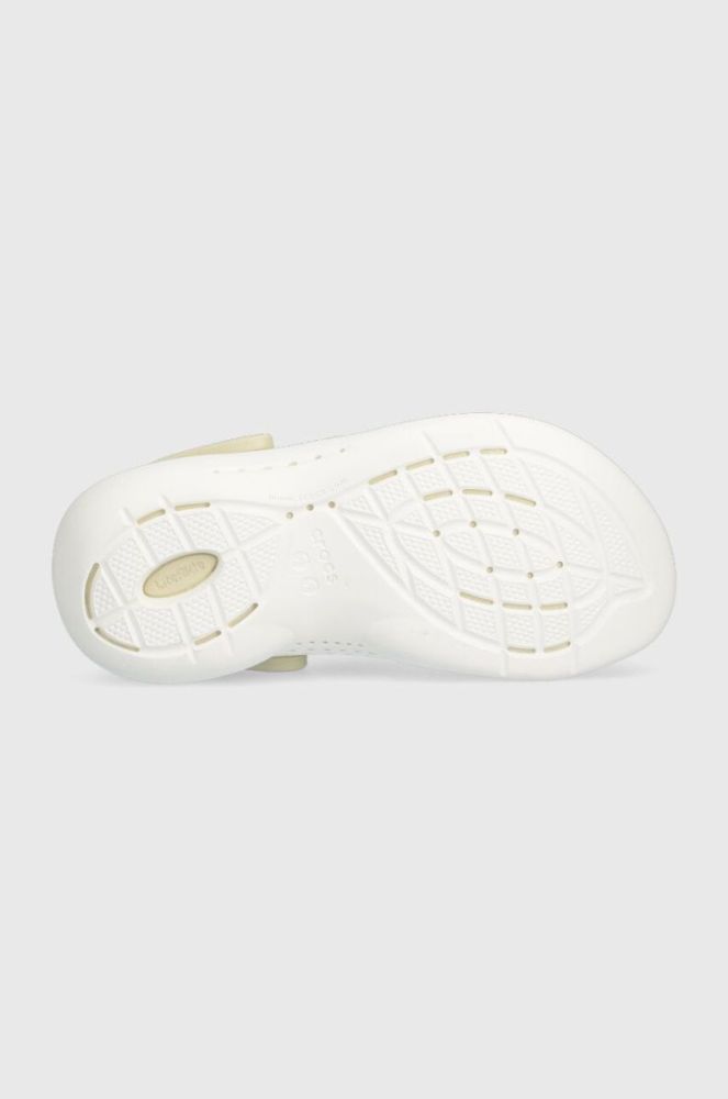 Шльопанці Crocs Literide 360 Clog жіночі колір бежевий 206708 фото 5