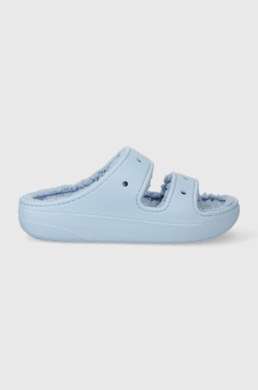 Шльопанці Crocs Classic Cozzy Sandal жіночі  207446 колір блакитний фото 2