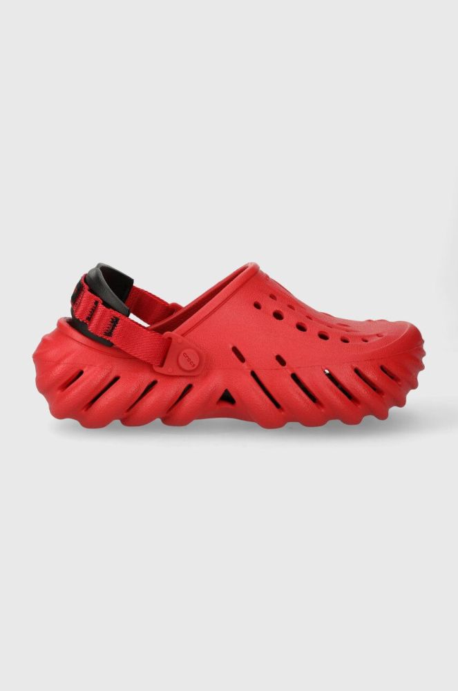 Шльопанці Crocs Echo Clog жіночі колір червоний 207937