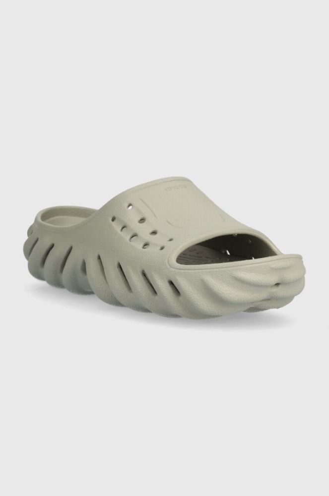 Шльопанці Crocs Echo Slide жіночі колір сірий 208170 фото 2