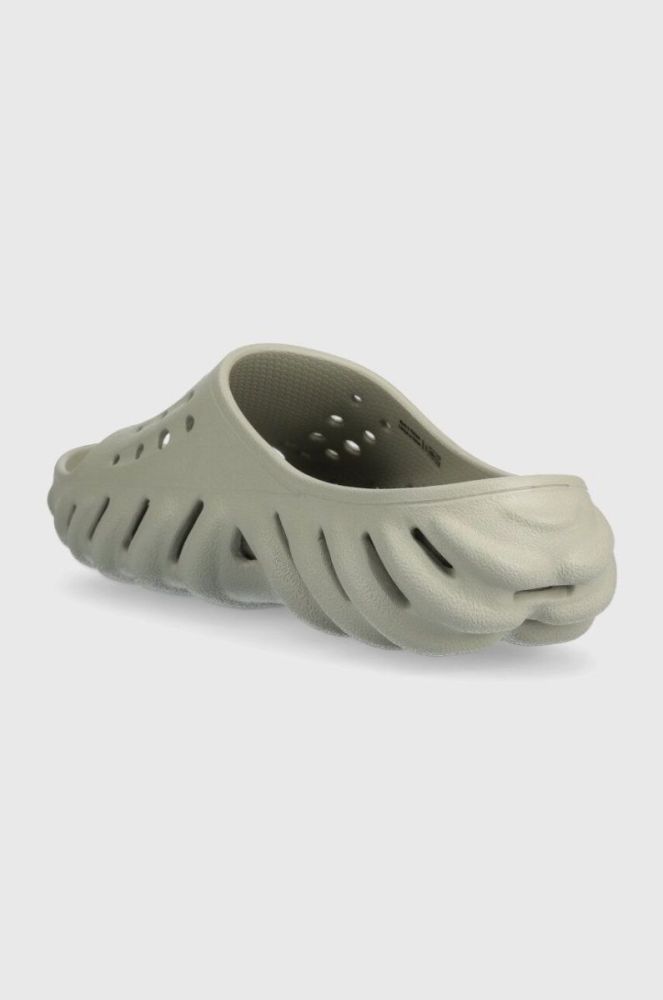Шльопанці Crocs Echo Slide жіночі колір сірий 208170 фото 3
